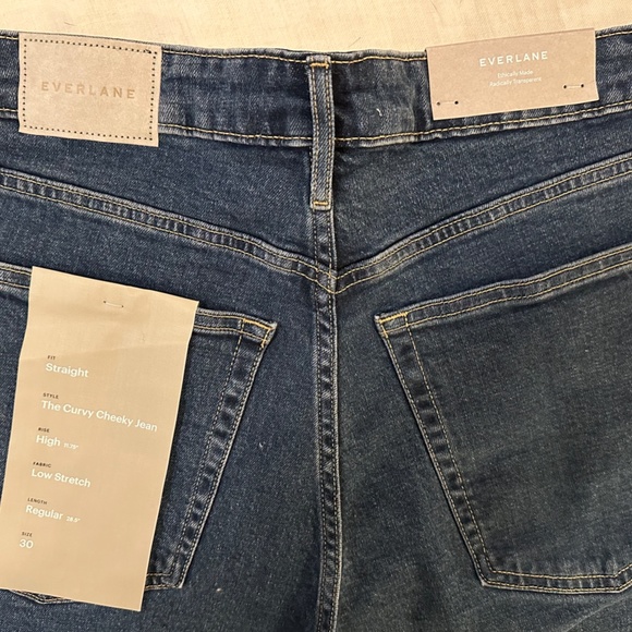 Everlane The Original Curvy Cheeky Jean, Size 30, NWT - Picture 4 of 5